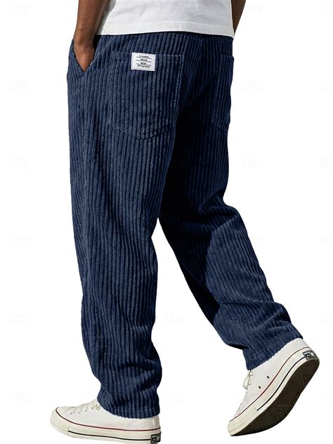 Men's Trousers Corduroy Pants Winter Pants Casual Pants Baggy Pants ...