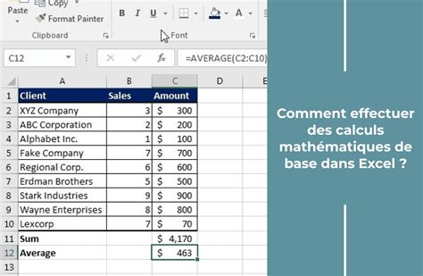Image result for Comment Utiliser Excel Pour Calculer