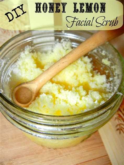 DIY Honey Lemon Facial Scrub - Must Have Mom
