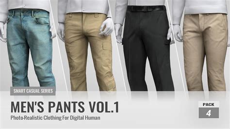 Smart Casual - Men's Pants Vol.1 - Character Creator/Combo (Multiple ...