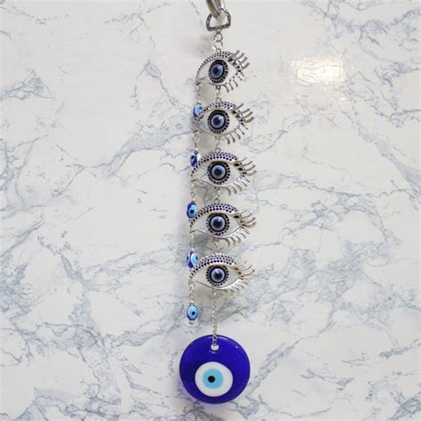 Hanging Evil Eye Ornament — Wonderland Garden Arts and Craft