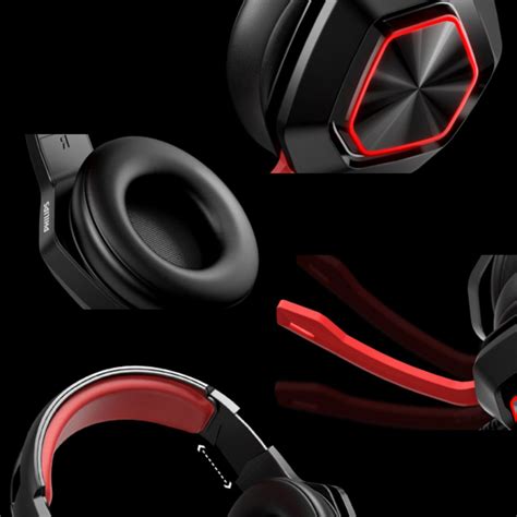 Slusalice Gaming Philips G3115 7.1 crno crvene - Mob-Shop