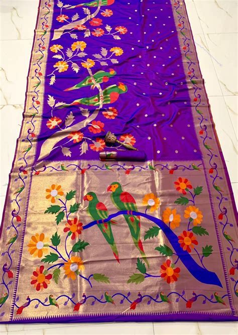 Pure Paithani Silk Handloom Zari Saree (with colour options) – Sunasa