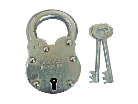CMRCO- Dindigul Mango Padlock with Hollow 2 Keys, 07 Lever 50X6 Rivit ...