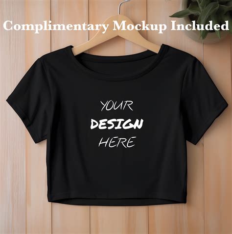 Gray Crop T-shirt Mockup Heather Gray Crop Top Mockup Gray Next Level ...