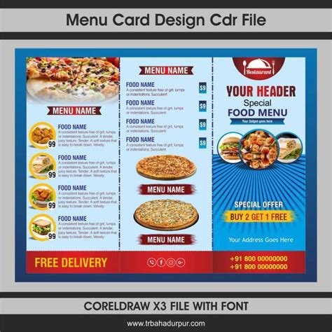 Menu Card Design 的图像结果