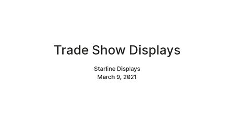 Trade Show Displays — Teletype