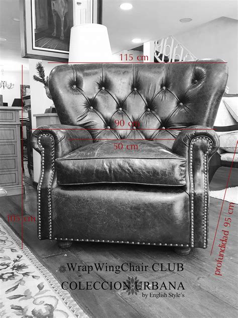 Sillón Wrap Wing Chair CLUB – English Style´s