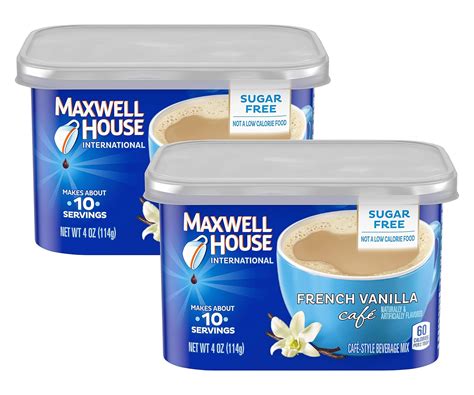 Buy మాక్స్వెల్ హౌస్ ఇంటర్నేషనల్ షుగర్ ఫ్రీ ఫ్రెంచ్ వనిల్లా కేఫ్ - 4 ...