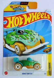 HOT WHEELS FAST FOODIE 1/5 DONUT DRIFTER TOY CAR - FAST FOODIE 1/5 ...