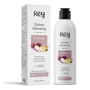 Buy Rey Naturals Onion Range (Onion Ginseng Hair Oil) Online at Low ...