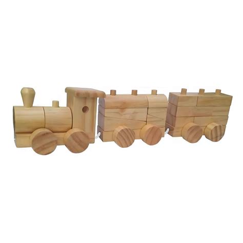 Sorting Train Natural Finish - Chotan.in (A Product of KickMark India)