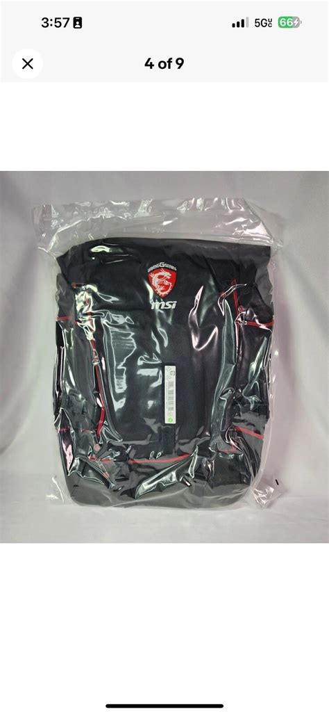 MSI Large Laptop Backpack Hermes Battlepack 18.4in India | Ubuy