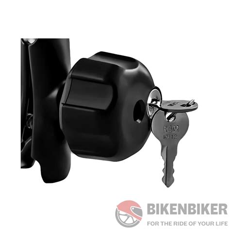 RAM Mounts Key Lock Knob with Brass Insert – Bikenbiker Chennai