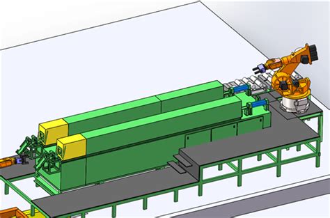 大型机器人装配流水线3D模型下载_三维模型_STEP模型 - 制造云 | 产品模型