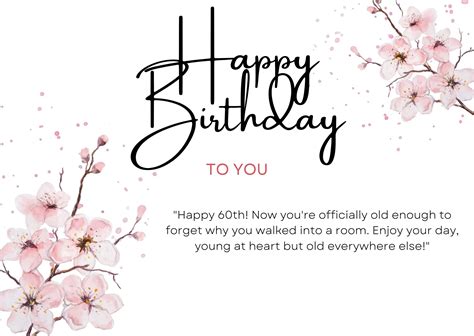 60th Birthday Wishes: Quotes, Cards & Messages for Loved Ones