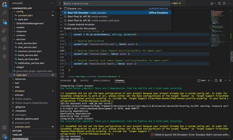 Flutter in Xcode 的图像结果