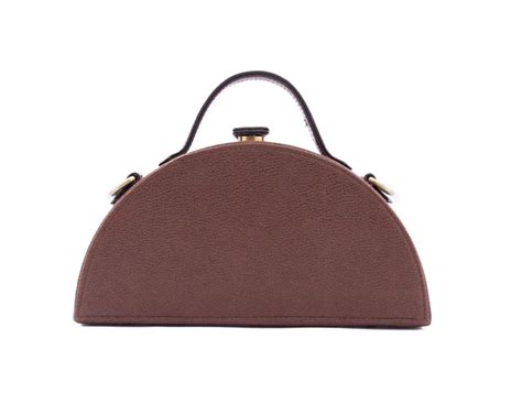 Aztec tan hand embroidered semi circle clutch bag for women – GoneCase