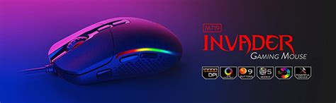 Amazon.in: Buy Redragon Invader M719 Wired USB Gaming Mouse with 7 ...