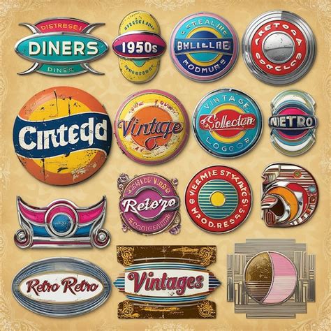 Retro Logo Design 的图像结果