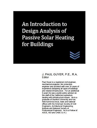 An Introduction to Design Analysis of Passive Solar Heating for ...