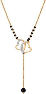 Mia by Tanishq 14 Karat Enticing Diamond Mangalsutra 14kt Diamond ...