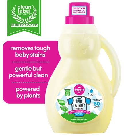 Dapple Baby Fragrance-Free Laundry Detergent, 50 fl oz - Walmart.com