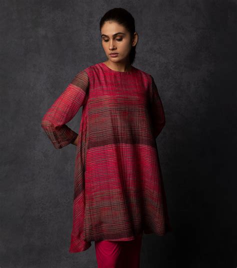 pink dual toned printed co-ord set – Tulsi Online