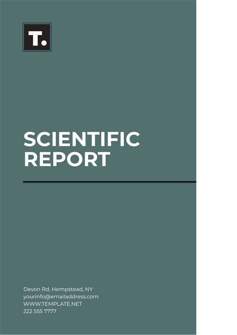 Image result for Scientific Report Format