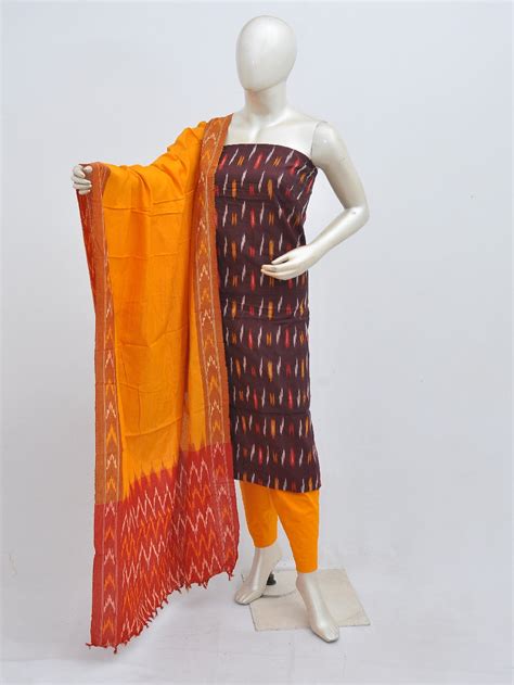Pochampally Ikat Dress Material with Same Dupatta – Page 2 ...