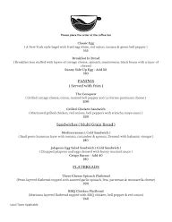 Menu of Third Wave Coffee Roasters, Koramangala 9th Block, Bangalore ...