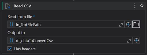 Image result for UiPath Read CSV File into DataTable
