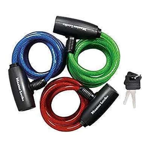 Master Locking Cables 1.8m x 8mm Assorted Colours — Vinod Patel | Home ...