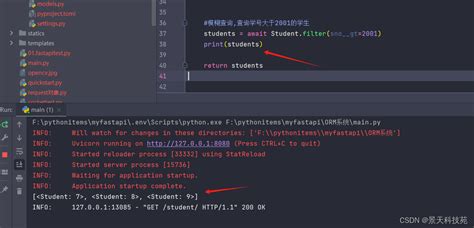 ORM in Fastapi 的图像结果