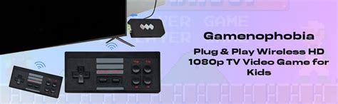 Buy Gamenophobia Plug & Play Wireless HD 1080p TV Video Game for Kids ...