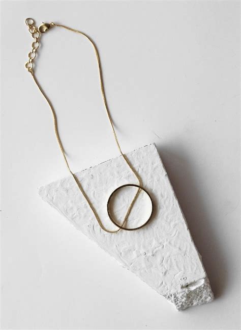 Slit A Circle Necklace – NETE.IN