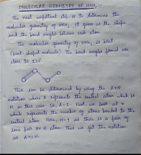 Hno Lewis Structure Shape