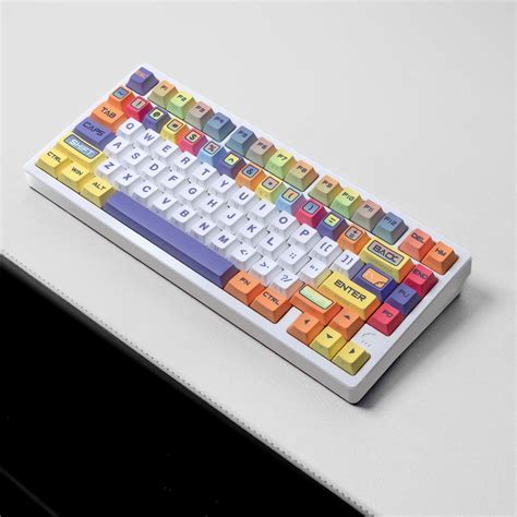 Pixel Punch Cartoon Dual Legends Backlit Keycaps – CuriosityCaps