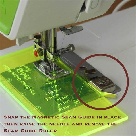 Image result for How to Use a Sewing Machine Seam Guide