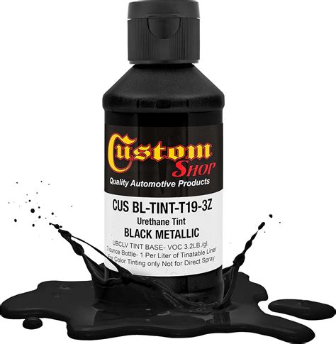 CustomShop Custom Coat 3 Ounce Black Metallic Color Urethane India | Ubuy
