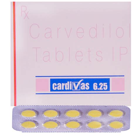 Cardivas 6.25 Tablet 10's Price, Uses, Side Effects, Composition ...