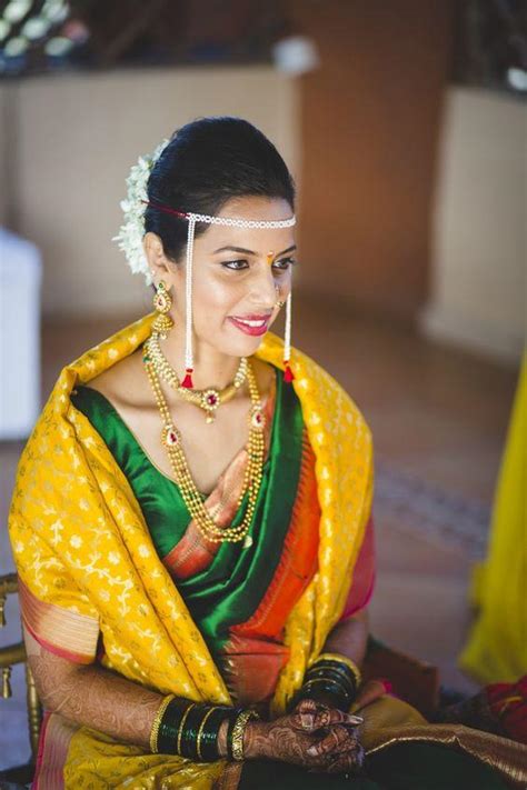 Maharashtrian Bride Look - Traditional Marathi Brides Wedding Look Ideas