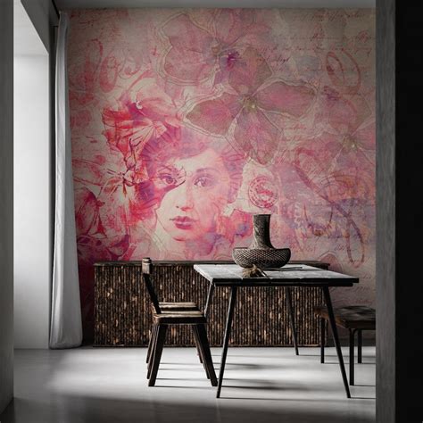 Mystic Lady with Bird Wallpaper - Buy Online | Happywall