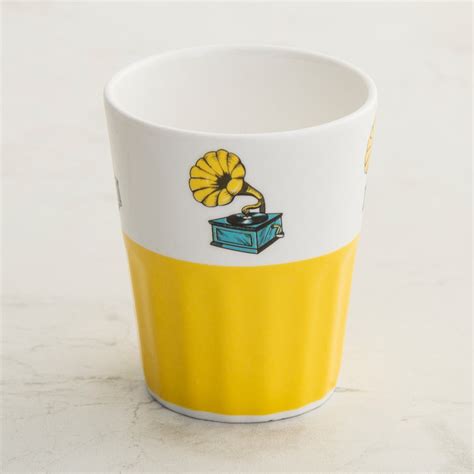 Buy Raisa-Retro Printed Sets - Bone China - Cutting Chai Cup - 8 cm H x ...