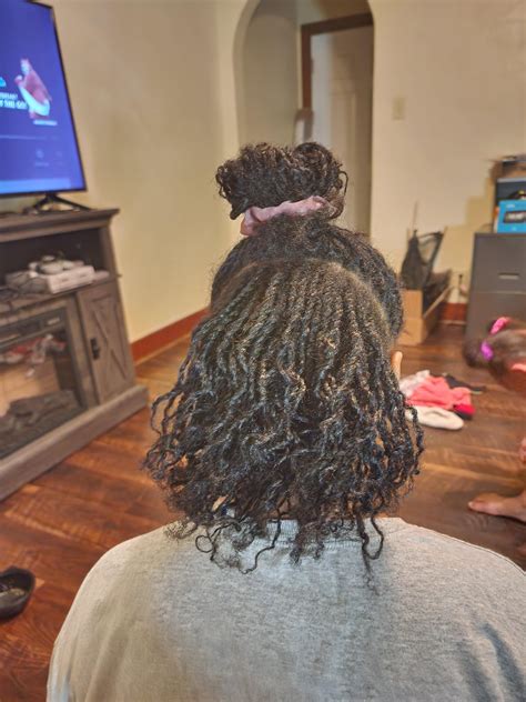 Started my daughter's loc journey 48 days ago. some people say they're ...