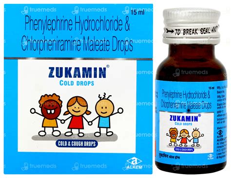 Zukamin Cold 252 Mg Drops 15 Ml - Uses, Side Effects, Dosage, Price ...