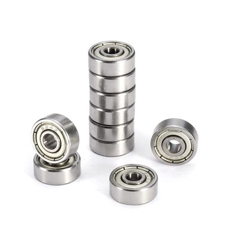 10pcs 693zz Steel Miniature Groove Ball Bearings Micro Double Shielded ...