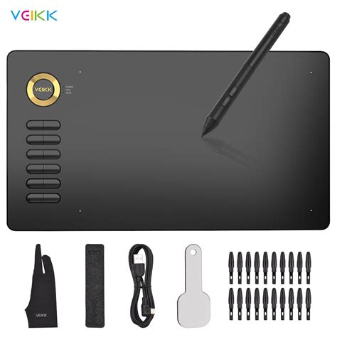 Buy VEIKK A15 Graphic Drawing Tablet with 8192 Sensitivity Battery-free ...