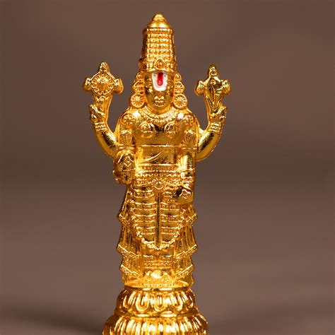 Buy Gold Plated Tirupati Balaji Idol | Best Return Gifts – Ikyem