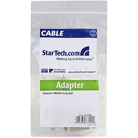StarTech.com DB25 to RJ45 Modular Adapter - M/F : Amazon.in: Computers ...